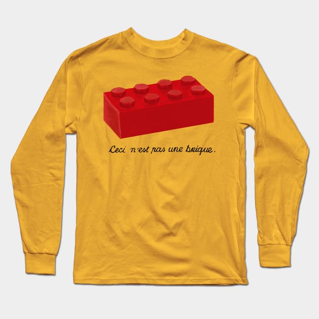 This Is Not A Brick Long Sleeve T-Shirt by pscof42